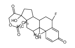 52-70-0 structure, C23H28F2O6