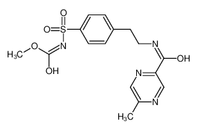 33288-74-3 structure, C16H18N4O5S