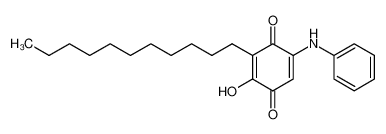 56923-51-4 spectrum, 2-phenylamino-5-hydroxy-6-undecyl-1,4-naphthoquinone