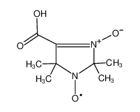 4-CARBOXY-2,2,5,5-TETRAMETHYL-3-IMIDAZOLINE-3-OXIDE-1-OXYL, FREE RADICAL 49837-79-8