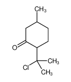 66448-75-7 2-(2-chloropropan-2-yl)-5-methylcyclohexan-1-one