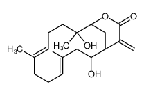 (4E,8E)-2,12-dihydroxy-4,8,12-trimethyl-16-methylidene-14-oxabicyclo[11.3.1]heptadeca-4,8-dien-15-one