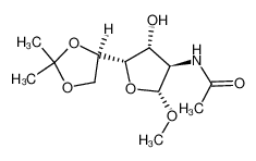 50605-03-3 methyl 2-acetamido-2-deoxy-5,6-O-isopropylidene-β-D-glucofuranoside