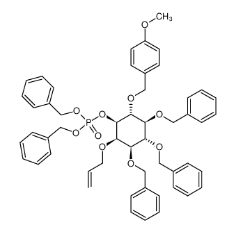 158215-59-9 spectrum, 2-O-Allyl-3,4,5-tri-O-benzyl-1-O-(dibenzylphosphono)-6-O-(p-methoxybenzyl)-D-myo-inositol