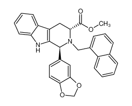 1453864-08-8 spectrum, (1S,3R)-methyl 1-(benzo[d][1,3]dioxol-5-yl)-2-(naphthalen-1-yl-methyl)-1,2,3,4-tetrahydro-9H-pyrido[3,4-b]indole-3-carboxylate