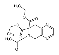 6-乙酰基-5,6-二氢吡啶并[3,4-b]吡嗪-7,7(8h)-二羧酸二乙酯