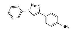4-(1-phenyltriazol-4-yl)aniline 1232432-29-9