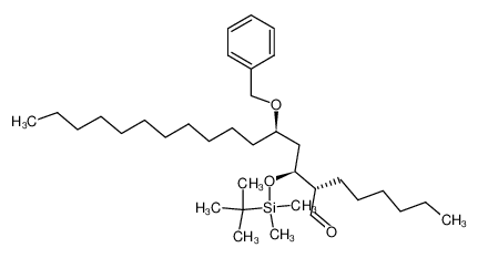 1026575-03-0 (2S,3S,5R)-5-Benzyloxy-3-(tert-butyl-dimethyl-silanyloxy)-2-hexyl-hexadecanal