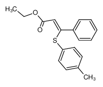 34875-04-2 β-p-tolylsulfanyl-trans-cinnamic acid ethyl ester