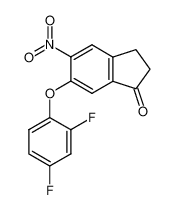 82505-48-4 6-(2,4-difluorophenoxy)-5-nitro-2,3-dihydro-1H-inden-1-one