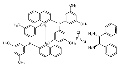 220114-38-5 structure, C66H64Cl2N2P2Ru