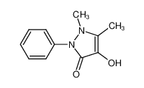 4-hydroxy-1,5-dimethyl-2-phenylpyrazol-3-one 1672-63-5