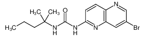 1422126-34-8 1-(7-bromo-1,5-naphthyridin-2-yl)-3-(2-methylpentan-2-yl)urea