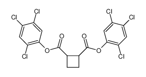 bis(2,4,5-trichlorophenyl) cyclobutane-1,2-dicarboxylate 64011-98-9