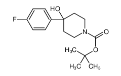 553631-05-3 spectrum, tert-Butyl 4-(4-fluorophenyl)-4-hydroxypiperidine-1-carboxylate