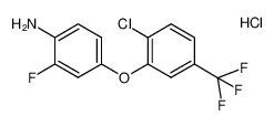 4-[2-chloro-5-(trifluoromethyl)phenoxy]-2-fluoroaniline,hydrochloride 849776-61-0