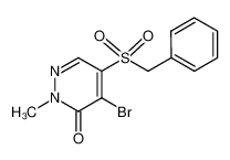 5-(苄基磺酰基)-4-溴-2-甲基-2,3-二氢哒嗪-3-酮