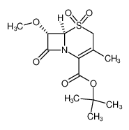 95671-89-9 t-butyl 7α-methoxy-3-methyl-3-cephem-4-carboxylate 1,1-dioxide