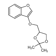 75510-55-3 1-(3-Benzo[b]furanyloxy)-2,3-o-isopropylidenepropane