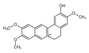 64191-04-4 structure, C20H20NO4+