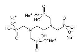 22036-77-7 structure, C6H16N2Na4O12P4