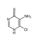 5-amino-6-chloro-1H-pyrimidine-4-thione 54851-35-3