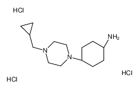 trans-4-[4-(Cyclopropylmethyl)-1-piperazinyl]cyclohexanamine trih ydrochloride