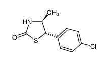 (4R,5R)-5-(4-chlorophenyl)-4-methyl-1,3-thiazolidin-2-one 78587-59-4