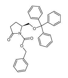 (S)-1-(Benzyloxycarbonyl)-5-[(trityloxy)methyl]-2-pyrrolidinone