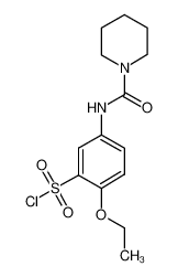 2-ethoxy-5-(piperidine-1-carbonylamino)benzenesulfonyl chloride 680618-11-5