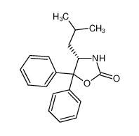 (4S)-4-(2-methylpropyl)-5,5-diphenyl-1,3-oxazolidin-2-one 191090-34-3