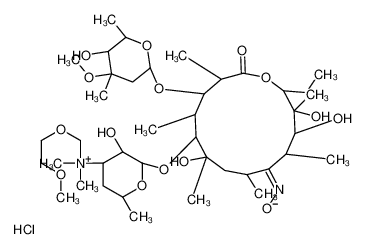 3'-[[(2-Methoxyethoxy)methyl Erythromycin A Oxime Chloride 151750-47-9