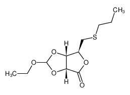 85694-14-0 5-deoxy-2,3-O-ethoxymethylene-5-n-propylthio-γ-D-ribonolactone