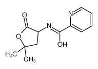 N-(5,5-dimethyl-2-oxooxolan-3-yl)pyridine-2-carboxamide 77694-35-0