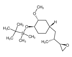 156414-57-2 tert-Butyl-[(1R,2R,4S)-2-methoxy-4-((R)-(R)-2-oxiranyl-propyl)-cyclohexyloxy]-dimethyl-silane