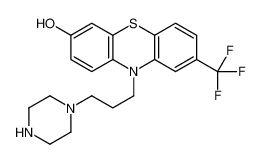 10-(3-piperazin-1-ylpropyl)-8-(trifluoromethyl)phenothiazin-3-ol 66519-29-7