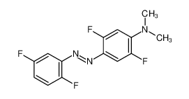 4-[(2,5-difluorophenyl)diazenyl]-2,5-difluoro-N,N-dimethylaniline 578-32-5