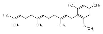 3-methoxy-5-methyl-2-<(2E,6E)-3,7,11-trimethyl-2,6,10-dodecatrienyl>phenol