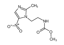 methyl N-[2-(2-methyl-5-nitroimidazol-1-yl)ethyl]carbamate 55455-45-3