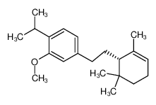 1-Isopropyl-2-methoxy-4-[2-((S)-2,6,6-trimethyl-cyclohex-2-enyl)-ethyl]-benzene