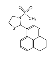 2-(2,3-Dihydro-1H-phenalen-6-yl)-3-(methylsulfonyl)-1,3-thiazolid ine 537678-35-6