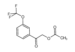 2-oxo-2-(3-(trifluoromethoxy)phenyl)ethyl acetate 924900-36-7