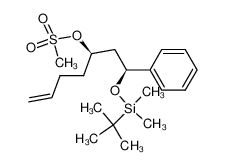 491837-41-3 (2'S,1R)-methanesulfonic acid 1-[2-(tert-butyldimethylsilanoxy)-2-phenylethyl]pent-4-enyl ester