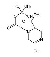 (S)-1-(tert-Butoxycarbonyl)-5-oxopiperazine-2-carboxylic acid 1033713-11-9