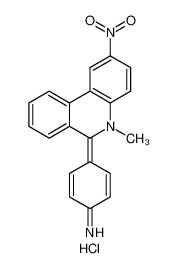 4-(5-methyl-2-nitrophenanthridin-5-ium-6-yl)aniline,chloride 111415-82-8