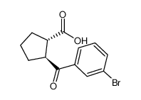 (1R,2R)-2-(3-溴苯甲酰基)环戊烷羧酸