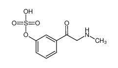 Alpha-甲基氨基-m-羟基苯乙酮硫酸盐