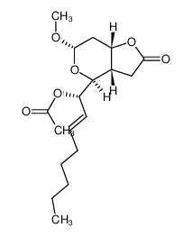 186664-15-3 spectrum, Acetic acid (E)-(S)-1-((3aS,4S,6S,7aS)-6-methoxy-2-oxo-hexahydro-furo[3,2-c]pyran-4-yl)-oct-2-enyl ester