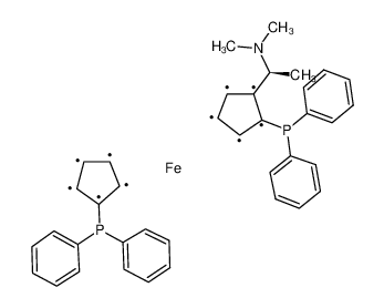 (<i>S</i>)-<i>N</i>,<i>N</i>-Dimethyl-1-[(<i>R</i>)-1',2-bis(diphenylphosphino)ferrocenyl]ethylamine 55650-59-4