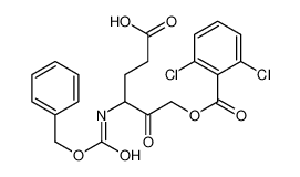 6-(2,6-dichlorobenzoyl)oxy-5-oxo-4-(phenylmethoxycarbonylamino)hexanoic acid 153088-75-6